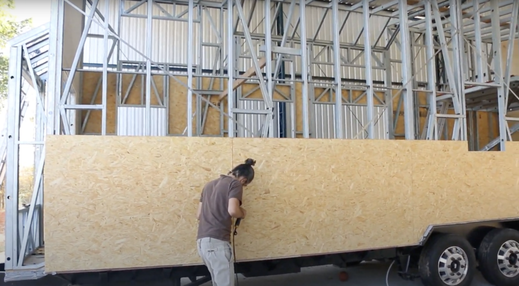 Construcão de Tiny House me Steelframe no Brasil